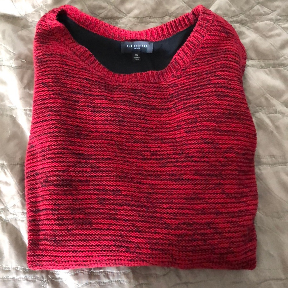 Sweater with a black shear underlay!